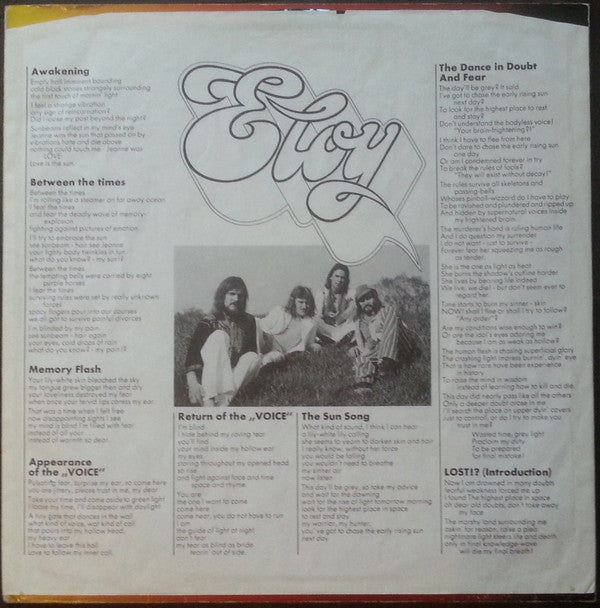Eloy : Dawn (LP, Album, RP)