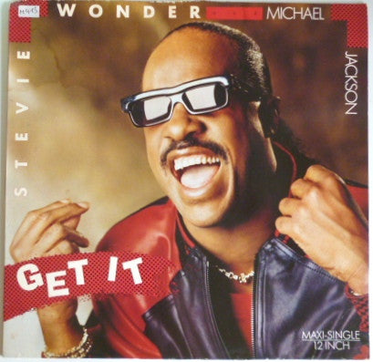 Stevie Wonder And Michael Jackson : Get It (12", Maxi)