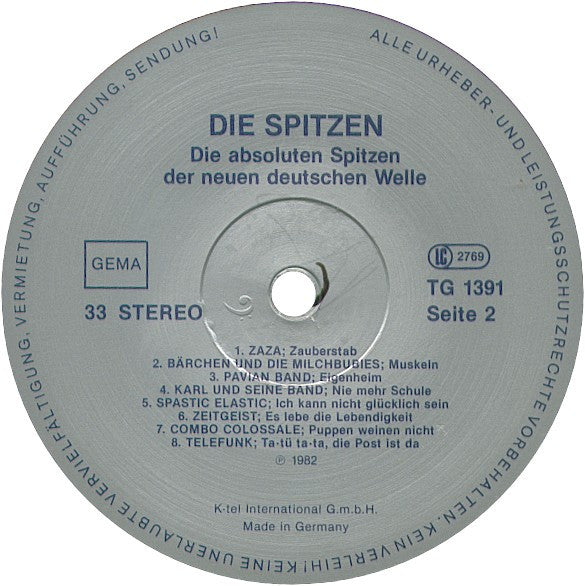 Various : Die Neuen Spitzen (LP, Comp)