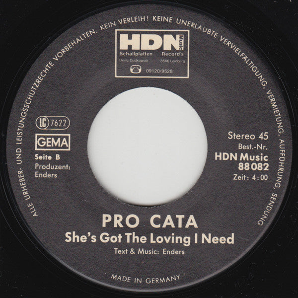 Pro Cata : You Locked The Door (7", Single)
