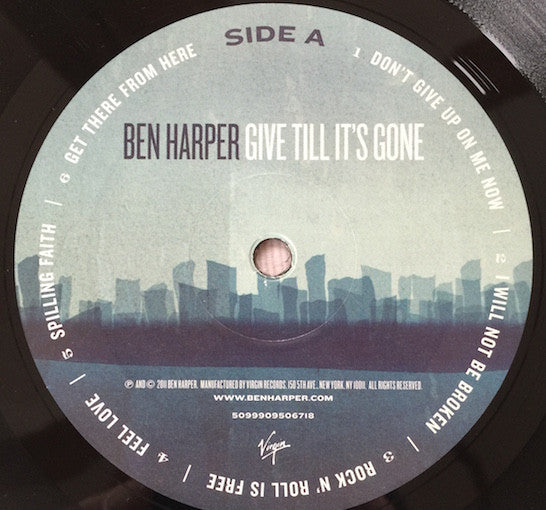 Ben Harper : Give Till It's Gone (LP, Album)