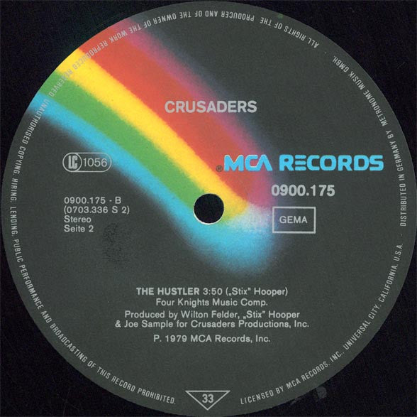 Crusaders* : Street Life (12", Single, Ltd)