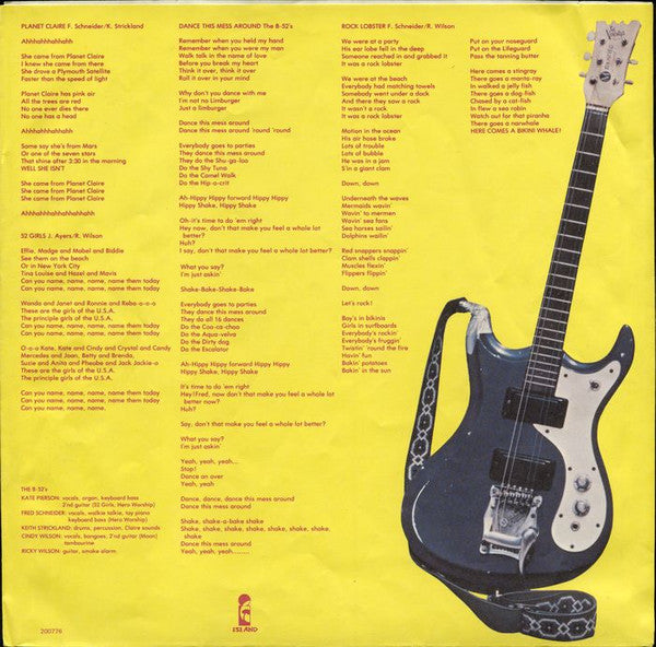 The B-52's : The B-52's (LP, Album)