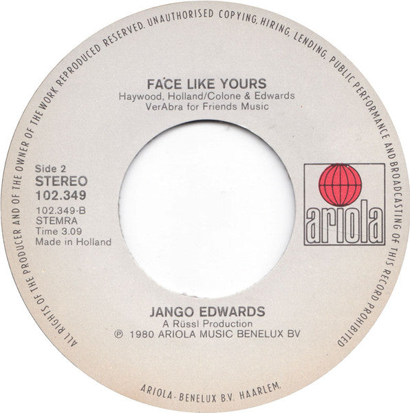 Jango Edwards & Friends Roadshow : Bicycle Seat (7", Single)