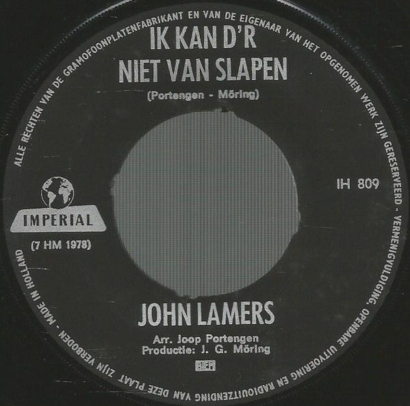 John Lamers : Costa Brava (7", Single)