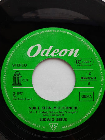 Ludwig Sebus : Grietche, Maach Et Finster Op (7", Single)