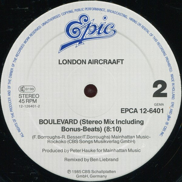 London Aircraaft : Boulevard (12", Maxi)