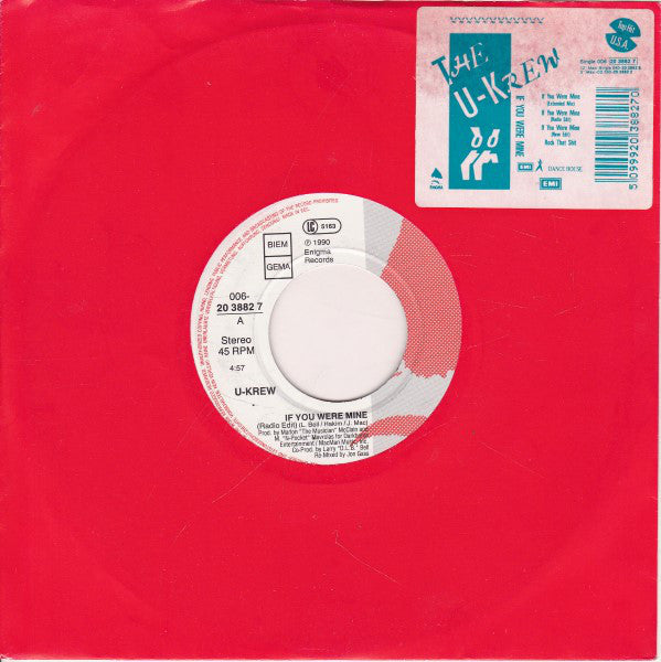 The U-Krew : If U Were Mine (7", Single)