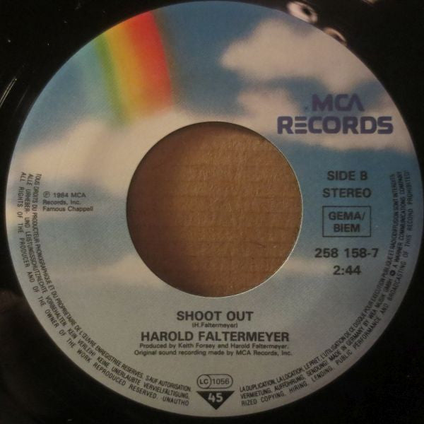 Harold Faltermeyer : Axel F (Brand New Detroit '87 Mix) (7", Single)