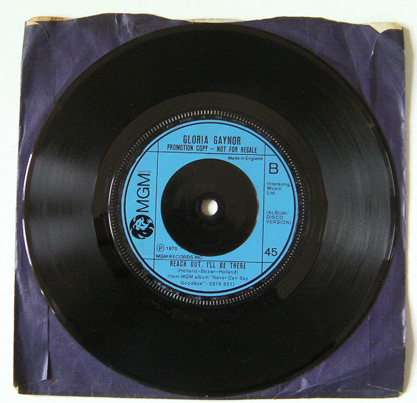 Gloria Gaynor : Reach Out, I'll Be There (7", Promo)