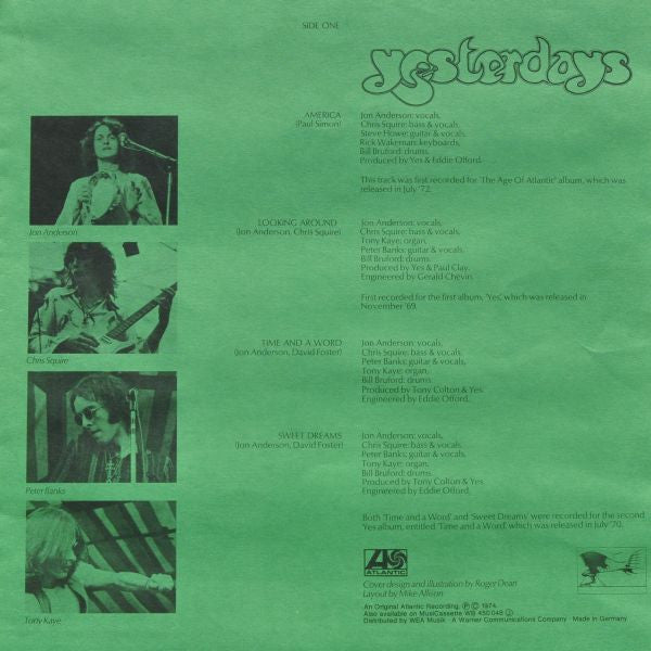 Yes : Yesterdays (LP, Comp)