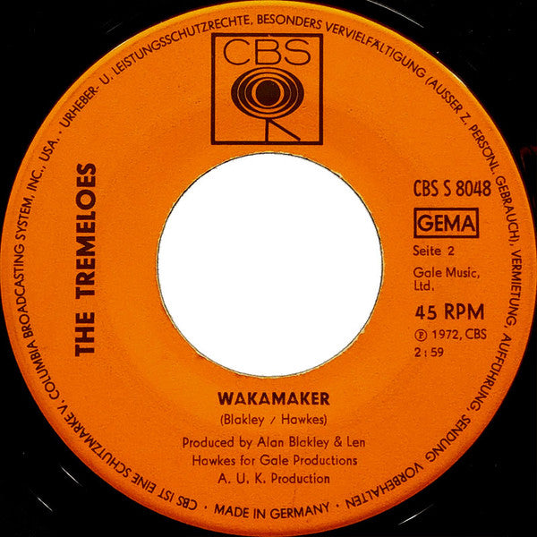The Tremeloes : I Like It That Way / Wakamaker (7", Single)