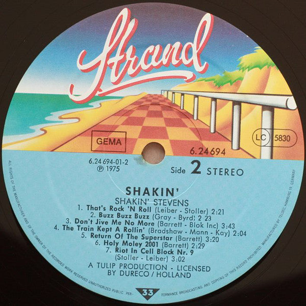 Shakin' Stevens* : Shakin' (LP, Album, RE)