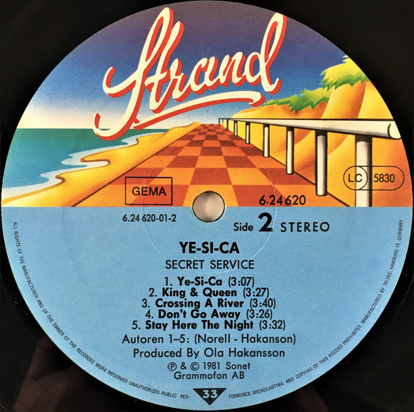 Secret Service : Ye-Si-Ca (LP, Album)