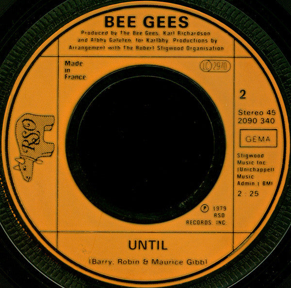 Bee Gees : Tragedy (7", Single, Fre)