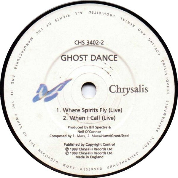 Ghost Dance : Celebrate (7")