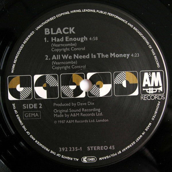 Black (2) : Wonderful Life (12", Single)