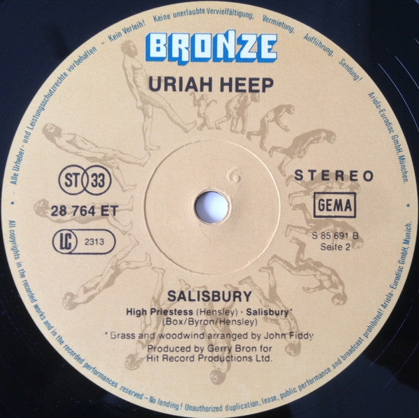 Uriah Heep : Salisbury (LP, Album, RE)