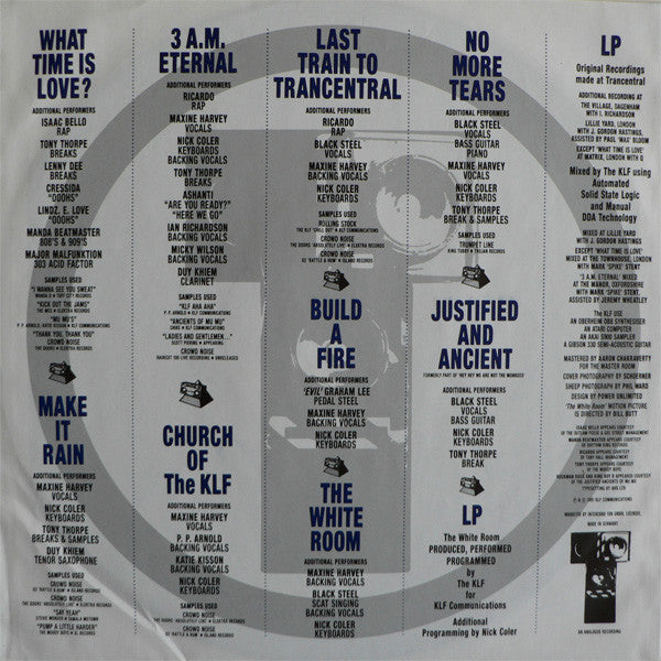 The KLF : The White Room (LP, Album)