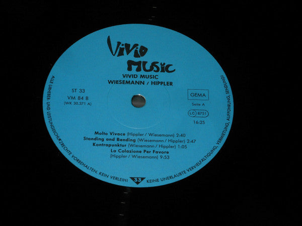 Dietmar Hippler, Günther Wiesemann : Vivid Music (LP, Album)