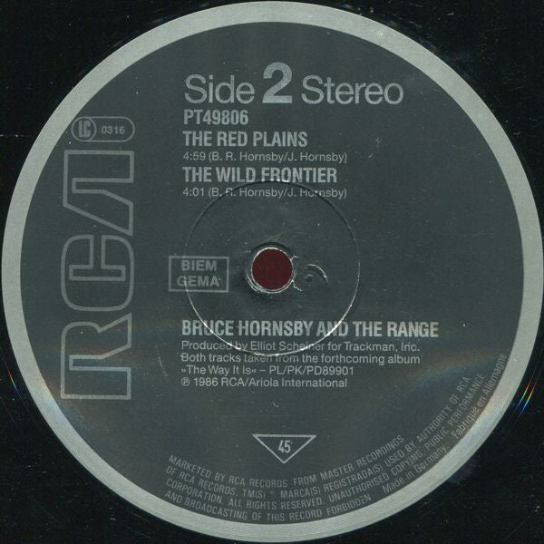 Bruce Hornsby And The Range : The Way It Is (12", Maxi)