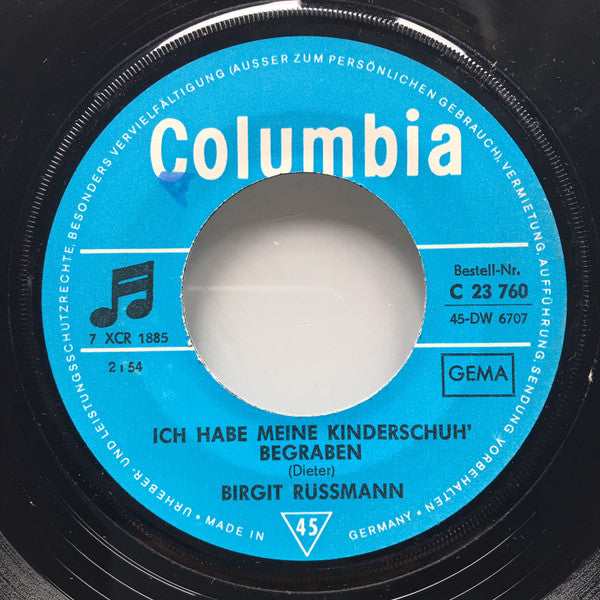 Birgit Rüssmann* : Moderne Märchen / Ich Habe Meine Kinderschuh' Begraben (7", Single)