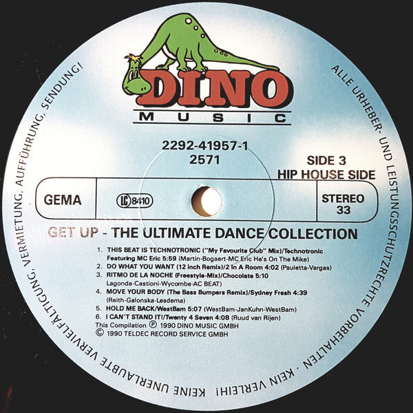 Various : Get Up! (The Ultimate Dance Collection) (2xLP, Comp)