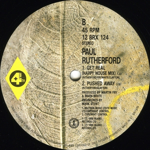 Paul Rutherford : I Want Your Love (Arthur Baker Remix) (12", Single)