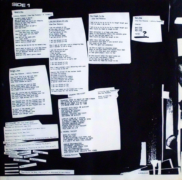 Ramones : Too Tough To Die (LP, Album)