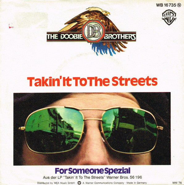 The Doobie Brothers : Takin' It To The Streets (7", Single)