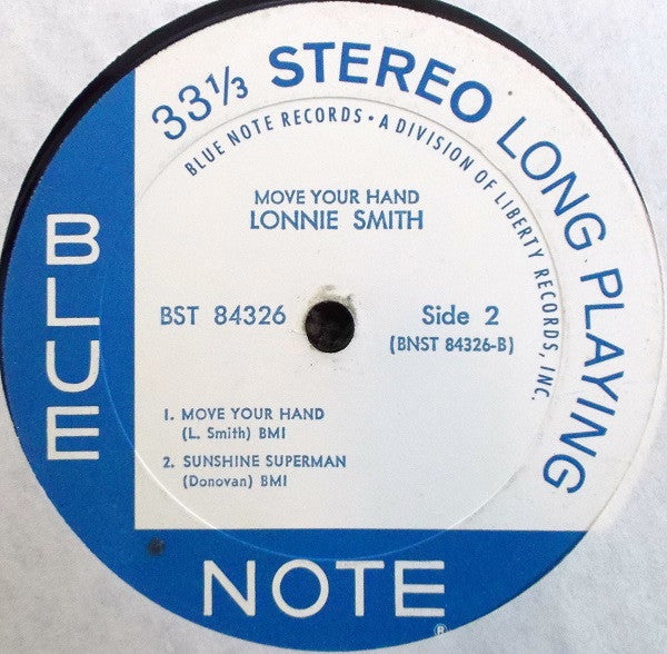 Lonnie Smith : Move Your Hand (LP, Album, Gat)