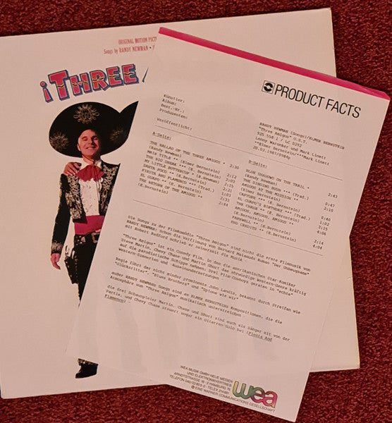 Various : ¡Three Amigos! (Original Motion Picture Soundtrack) (LP, Album)