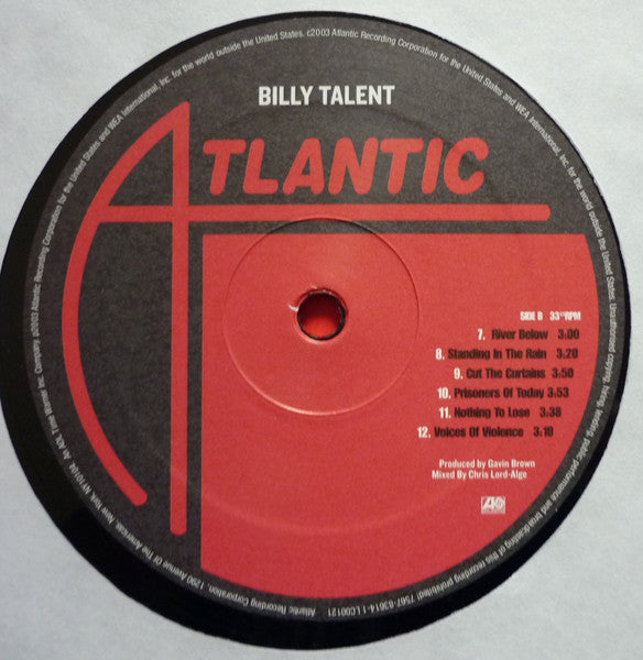 Billy Talent : Billy Talent (LP, Album, RE)