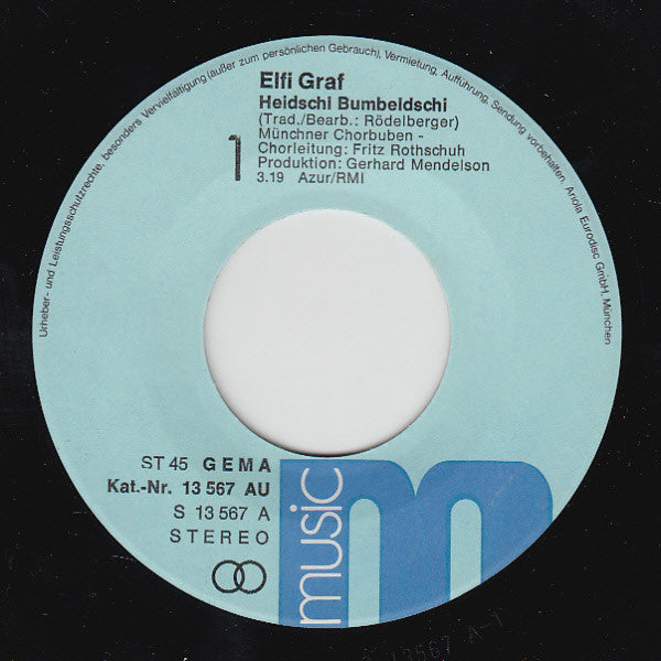 Elfi Graf : Heidschi Bumbeidschi (7", Single)