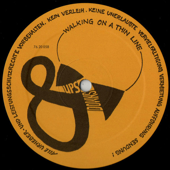 Ups & Downs : Walking On A Thin Line (12", Single)