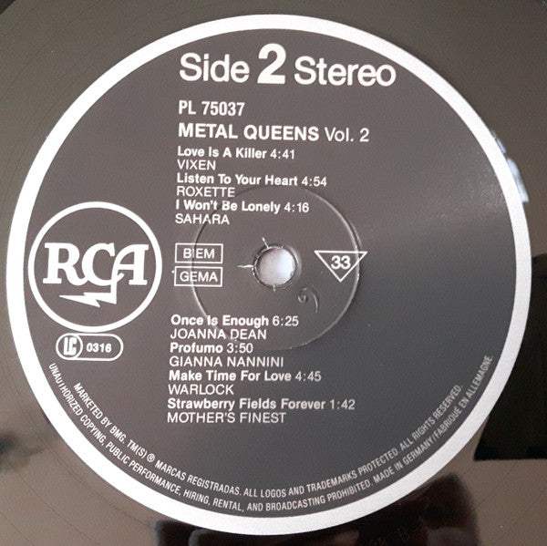 Various : Metal Queens Vol. 2 - Women In Love (LP, Comp)