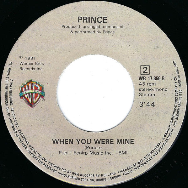 Prince : Controversy (7", Single)