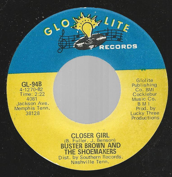 Buster Brown And The Shoemakers : Come On Girl (7", Single)