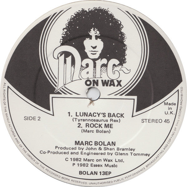 Marc Bolan : Mellow Love (12", EP)