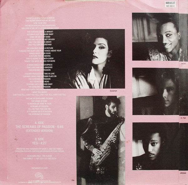 The Family (2) : The Screams Of Passion (12", Single)