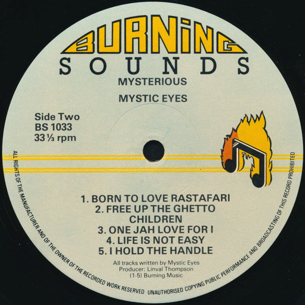 Mystic Eyes : Mysterious (LP, Album)