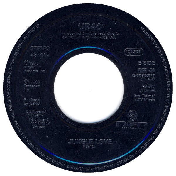 UB40 : (I Can't Help) Falling In Love With You (7", Single, Jukebox)