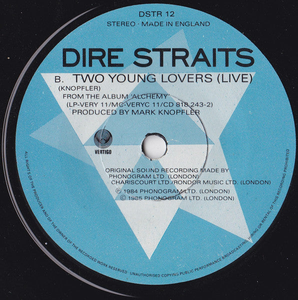 Dire Straits : Walk Of Life (7", Single, Pap)