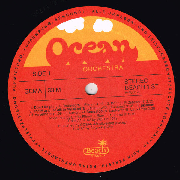 Ocean Orchestra : Ocean Orchestra (LP, Album)