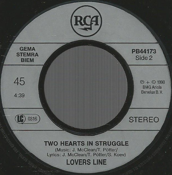 Lovers Line : Every Day In Love (7", Single)