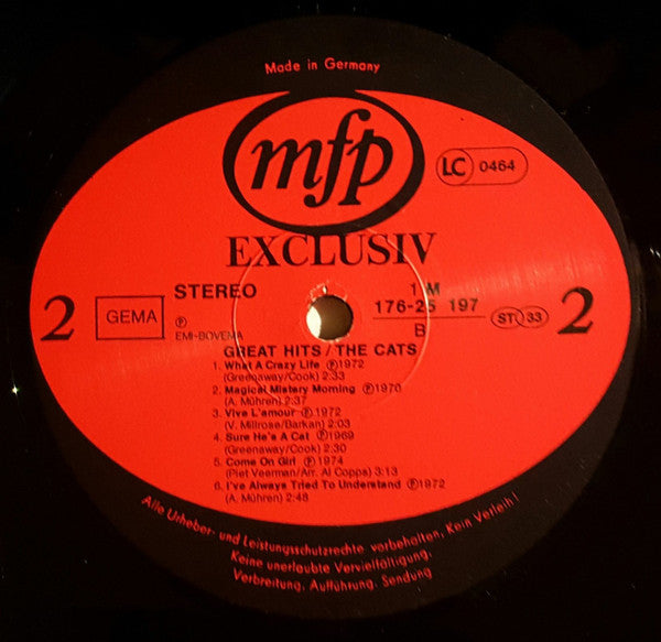 The Cats : Great Hits (2xLP, Comp)