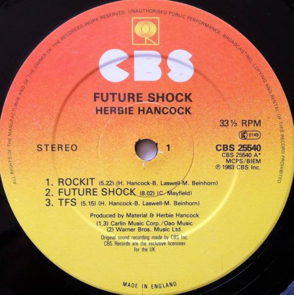 Herbie Hancock : Future Shock (LP, Album)