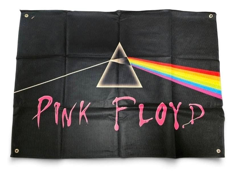 Pink Floyd Darkside of the Moon Roze Wandvlag – 50 x 70 cm