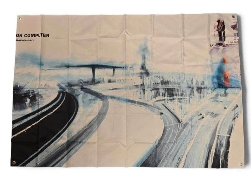 Radiohead Ok Computer Wandvlag – 80 x 120 cm