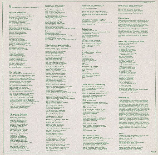 Ougenweide : Eulenspiegel (LP, Album, RP)